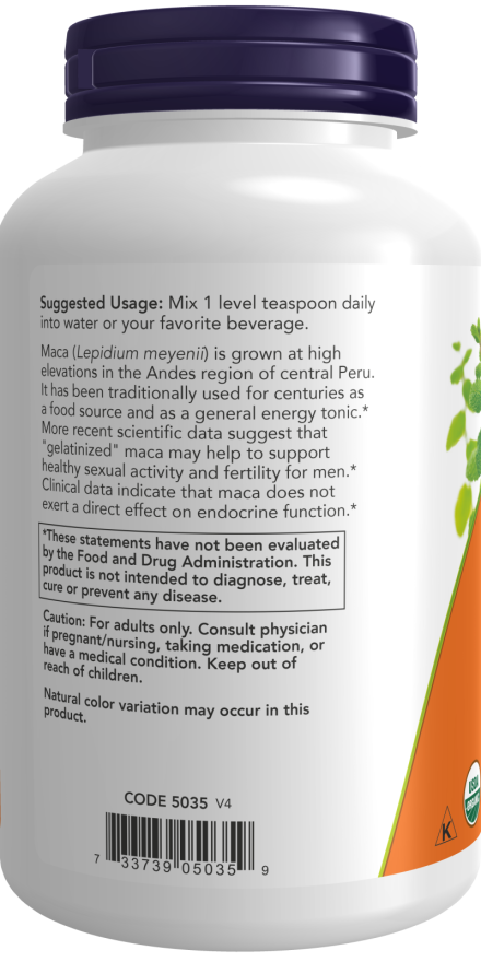 NOW Maca Pure Powder 6:1 198gm