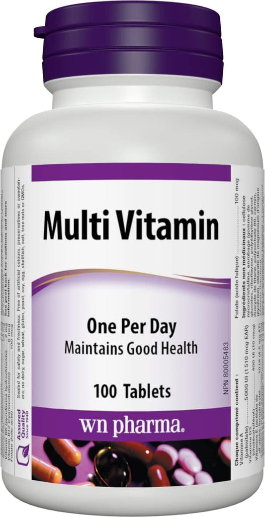 Webber Naturals Multivitamins & Minerals One A Day Tabs 100's