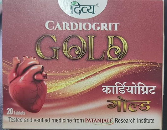 CARDIOGRIT Gold 20 Tablets-Supports Heart Health: Regular intake may help maintain healthy cholesterol levels and promote overall heart wellness.