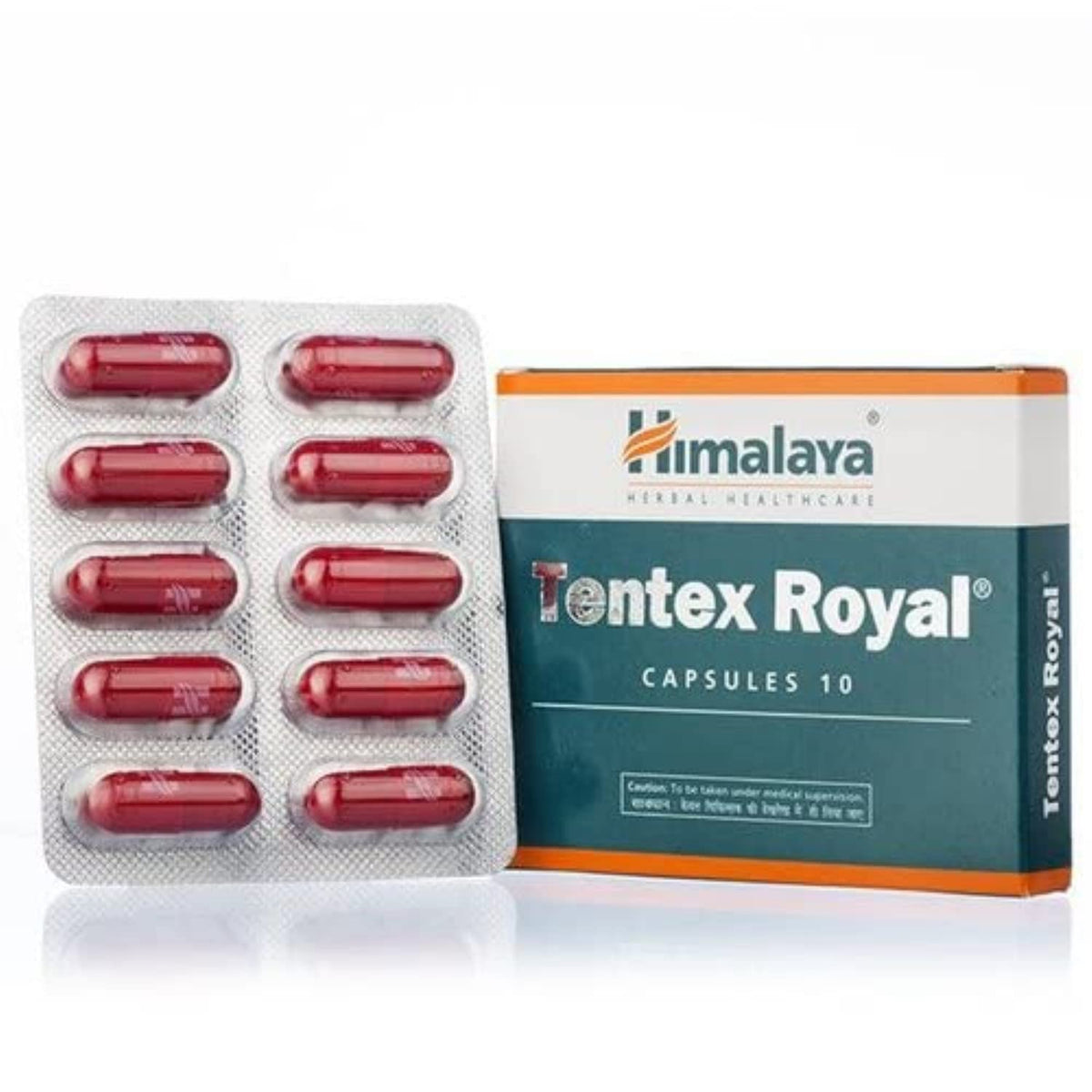 Himalaya Tentex Royal, 50 Capsules (10 * 5 strips) |Helps Improve Performance |Increases Energy |Ensures Satisfaction