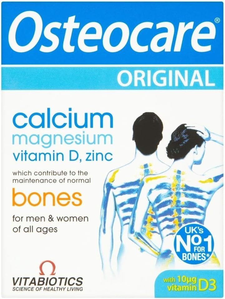 Osteocare Original 30 Tablets | Health Formula with Calcium, Magnesium, Vitamin D & Zinc | Advanced Formula to Help Maintain Strong Bones | for Men & Women - All Ages