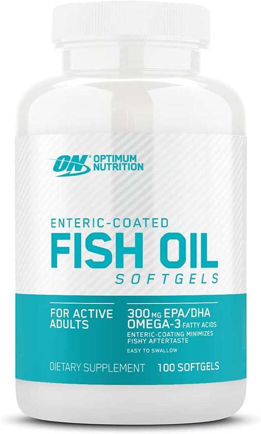 Optimum Nutrition Fish Oil, 100 Soft Gels-Brain-Heart-Immunity