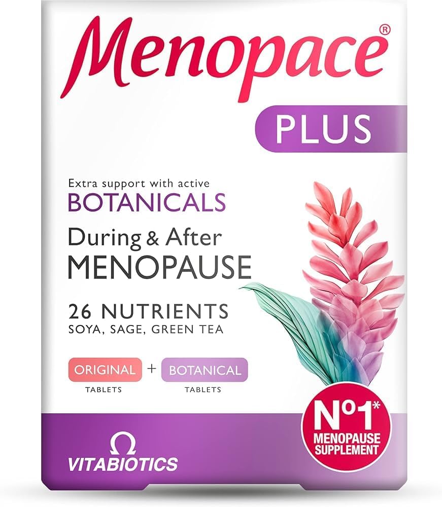 VITABIOTICS MENOPACE PLUS  56 TABS-Sweating-Hot Flashes-Moods-Hormones