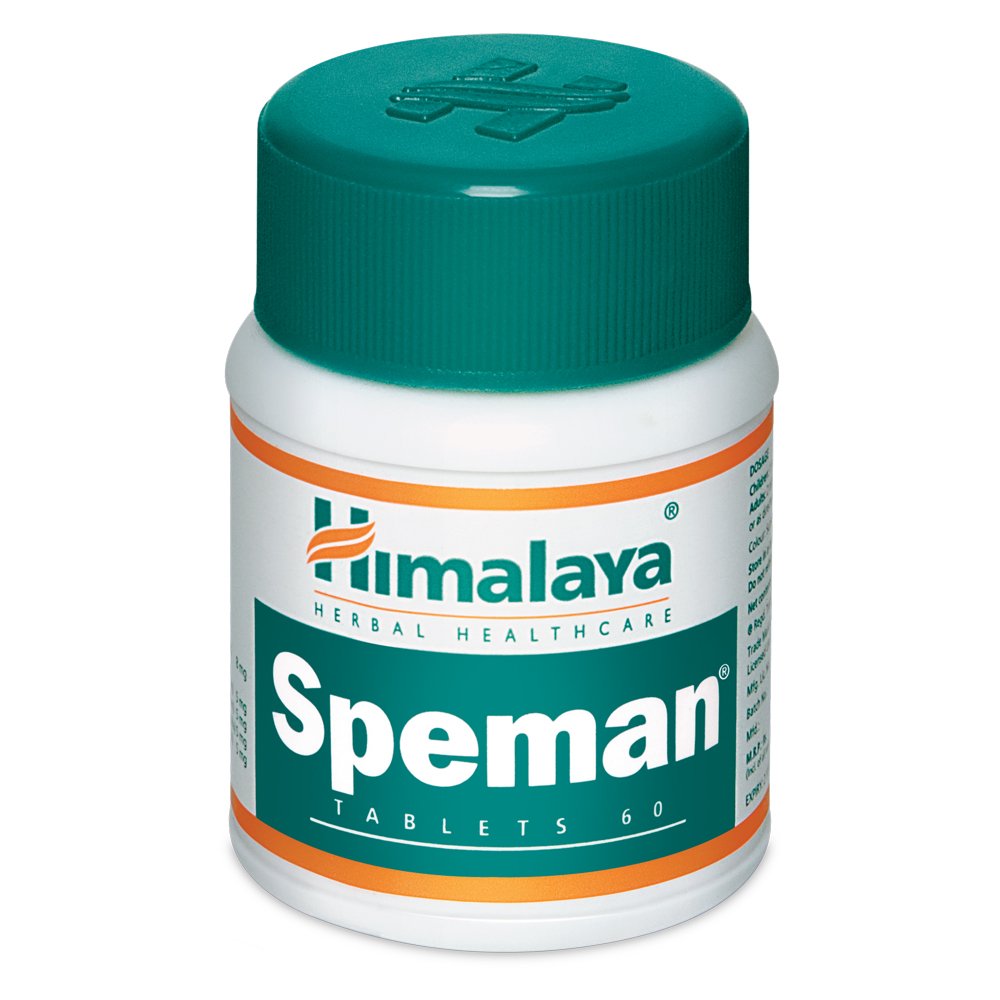 Himalaya Gokshura, 60 Tablets & Himalaya Speman Tablets - 60 Tablets-Improve stamina and vigour- testosterone levels and helps boost performance