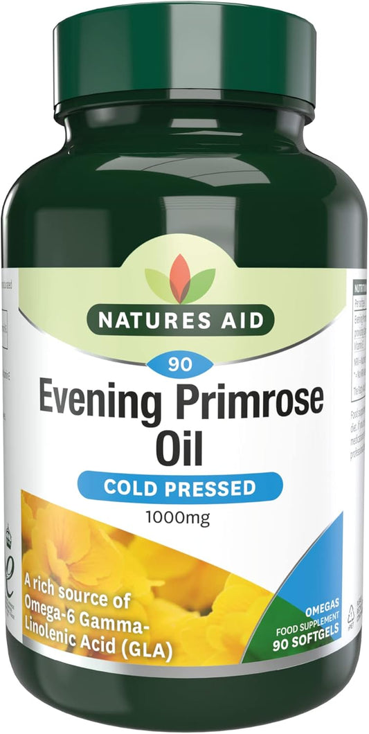 Nature's Aid Evening Primrose Oil 1000mg (Cold Pressed) - 90's