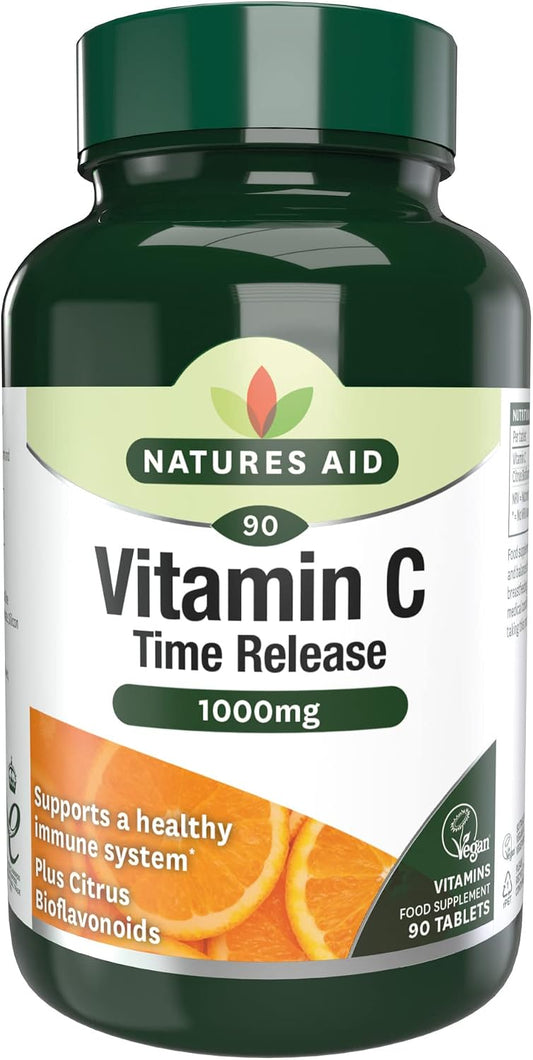Nature's Aid Vitamin C500mg SugarFreeChewable(Rosehips&CitrusBioflavonoids)Vegan-50's