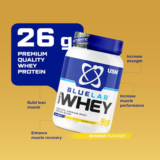 USN BlueLab 100% Whey Protein Powder 2.0lbs (908g)28servings