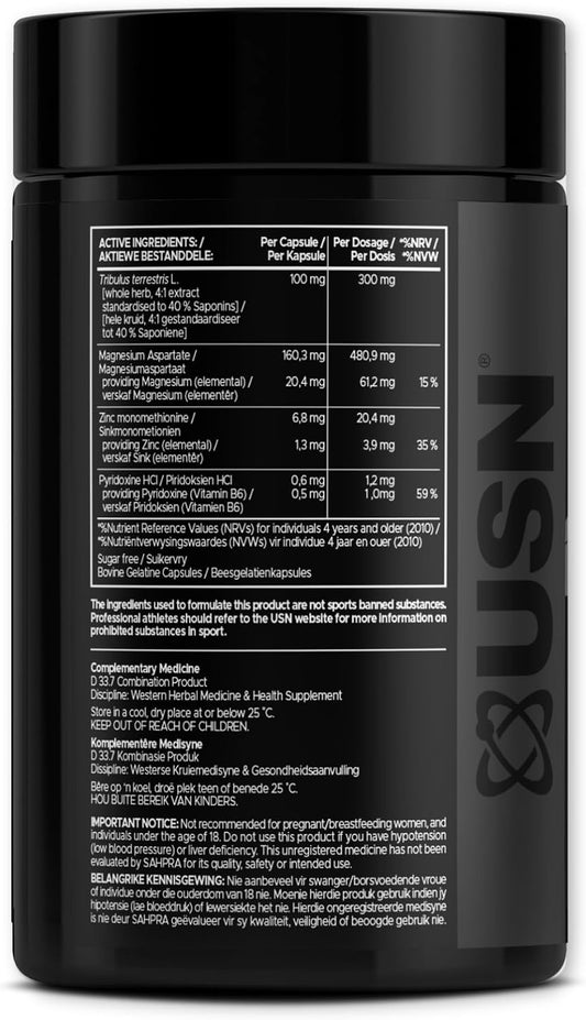 USN Testo Beast 60s– Testosterone Support for Strength, Energy & Performance