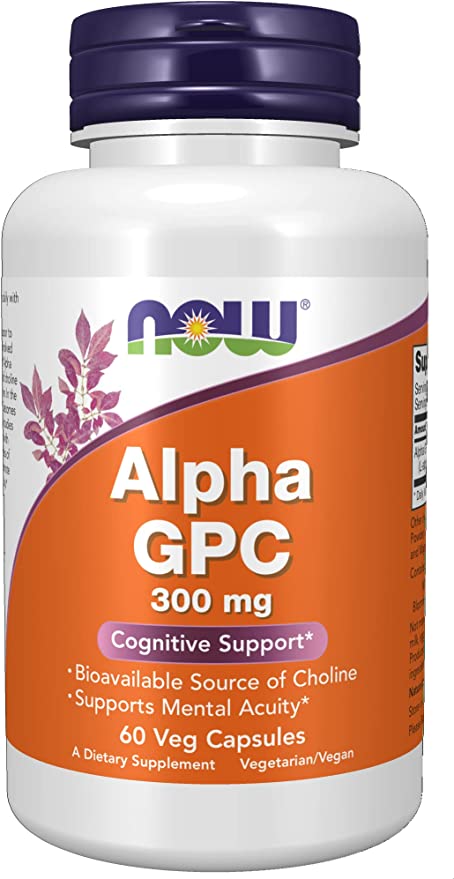 NOW Alpha GPC 300mg 60s