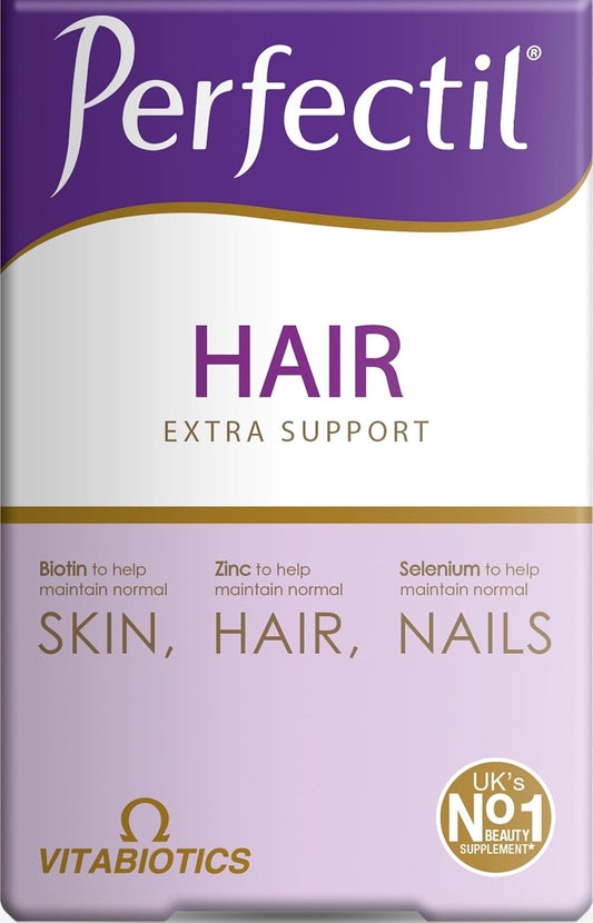 Vitabiotics Perfectil Hair Beauty Supplement for Hair - Includes Biotin, CoQ10 & Collagen, 60 Tablets 30-
