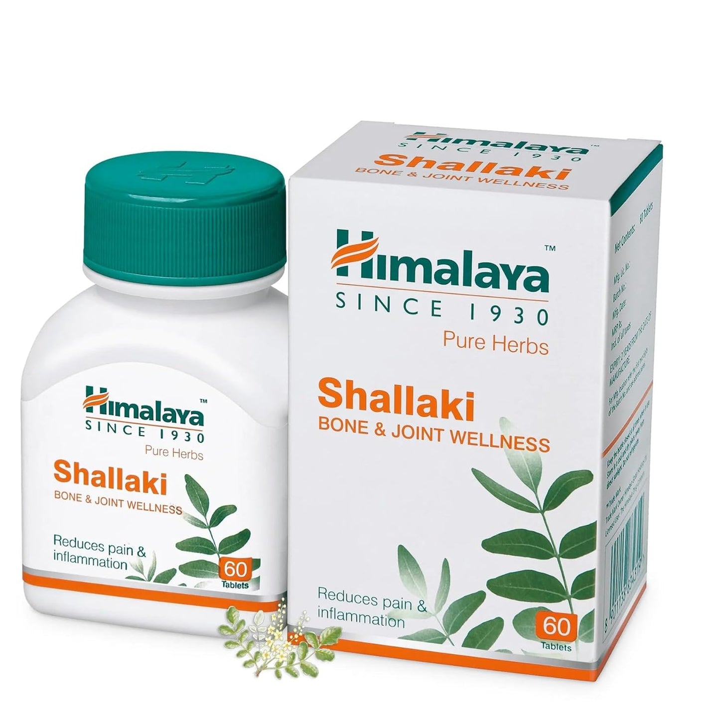 Himalaya Shallaki (BOSWELLIA)| Pain and inflammation | Tablets 60s | Bone and Joint Wellness -Possesses anti-arthritic and analgesic properties