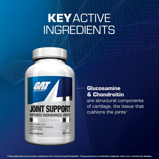 GAT, Joint Support, Essentials, 60 Tablets-Reduces Joint Pain and Inflammation