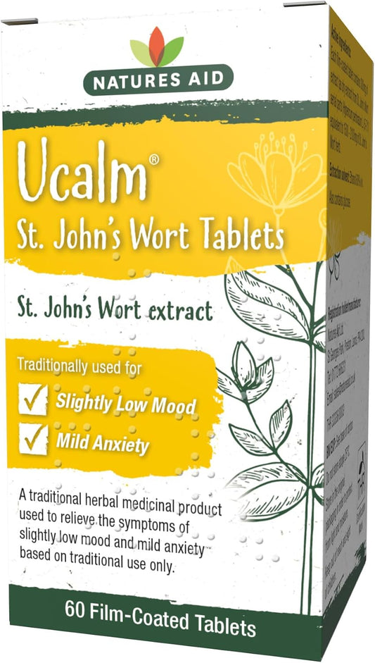 Nature's Aid Ucalm (St. John's Wort - 300mg) - 60's