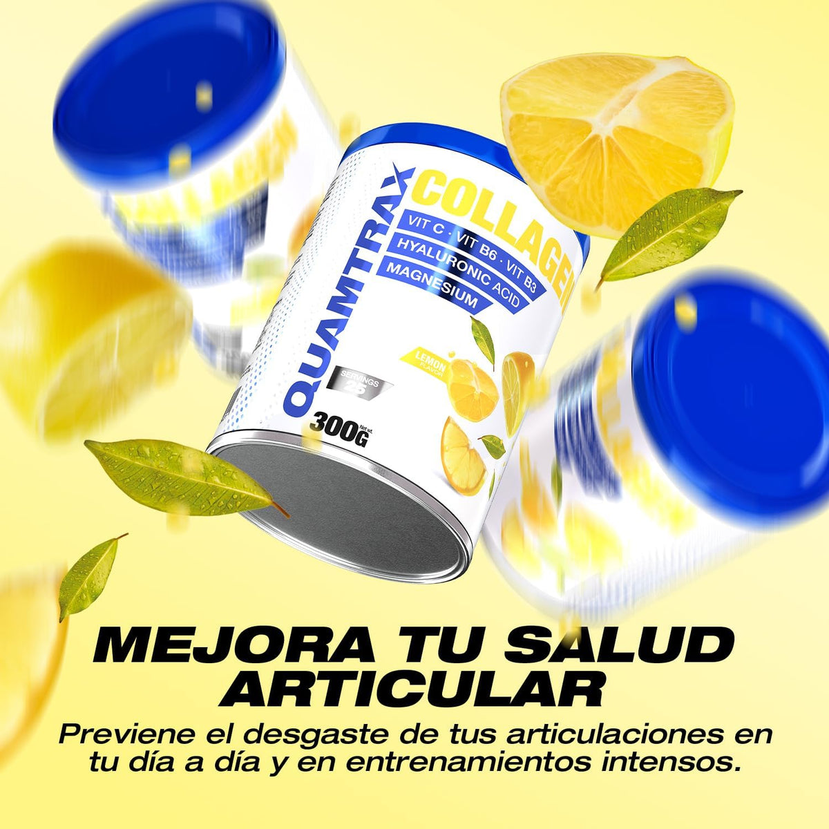 Quamtrax Nutrition - Essential Collagen - 300g - Neutral - Joint reinforcement, healthy skin and optimal digestion (300, Tropical)
