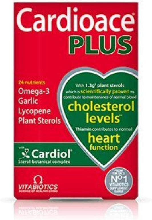 Vitabiotics Cardioace Plus 60 capsule-comprehensive formula for heart health.