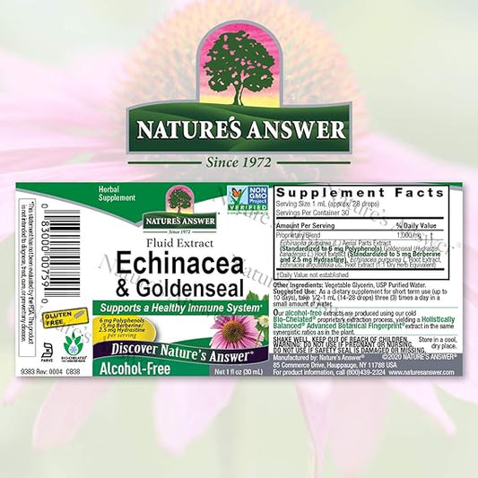 Nature's Answer Echinacea & Goldenseal 30ml