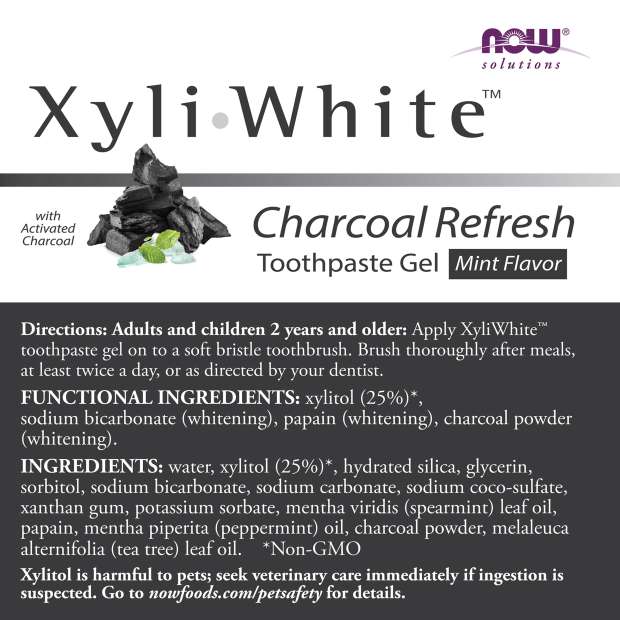 NOW XyliWhite™  Charcoal Toothpaste 181GM