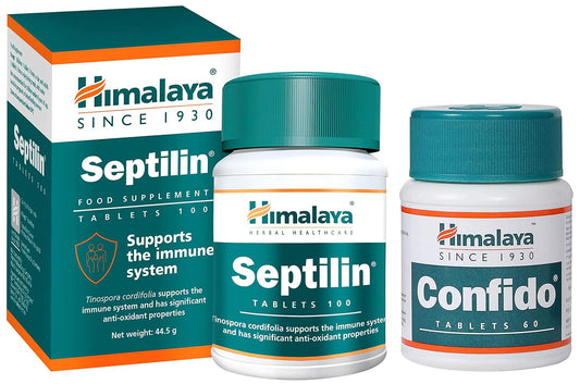 Himalaya Confido Tablets -(Tribulus) 60 Counts & Himalaya Septilin Tablets - 60 Tablets