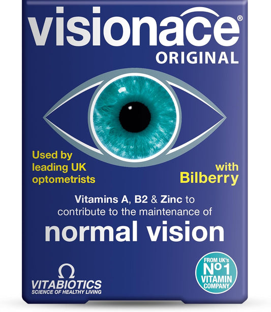 Vitabiotics Visionace Original One-A-Day Formula Tablets to Support Vision Acuity and a Healthy Vision,