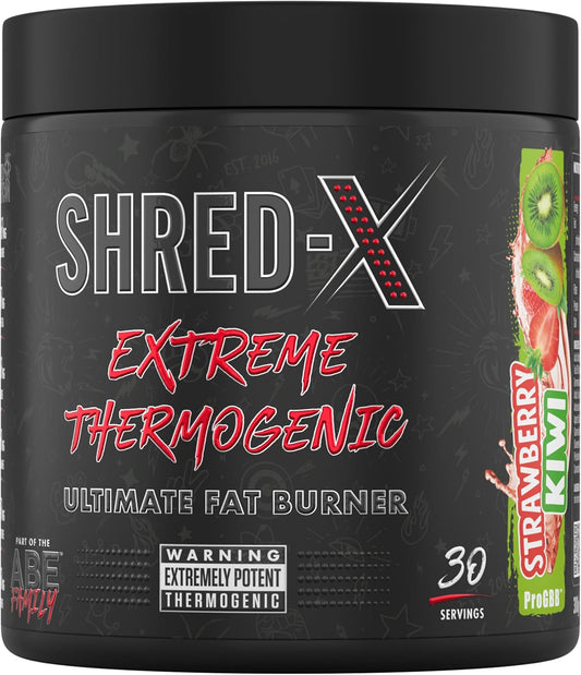 Applied Nutrition Shred X Fat Burner - ABE All Blak Everything Fat Burner, Thermo Weight Management (300g - 30 Servings)