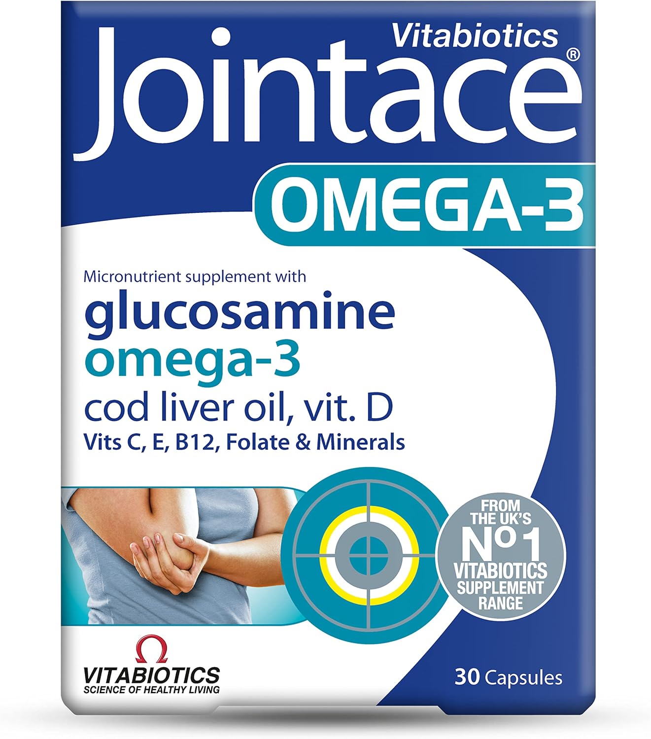 Vitabiotics Jointace - Omega 3 Oil & Glucosamine - 30caps