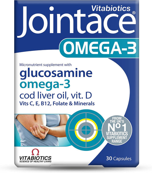 Vitabiotics Jointace - Omega 3 Oil & Glucosamine - 30caps