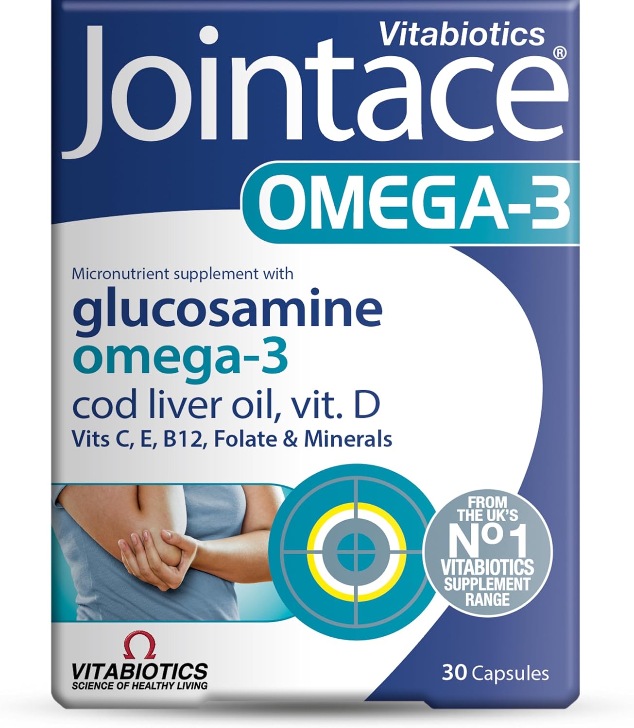 Vitabiotics Jointace - Omega 3 Oil & Glucosamine - 30caps