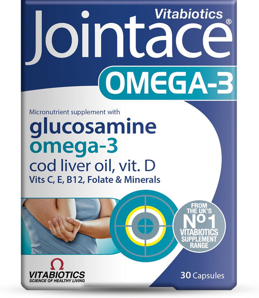 Vitabiotics Jointace - Omega 3 Oil & Glucosamine - 30caps