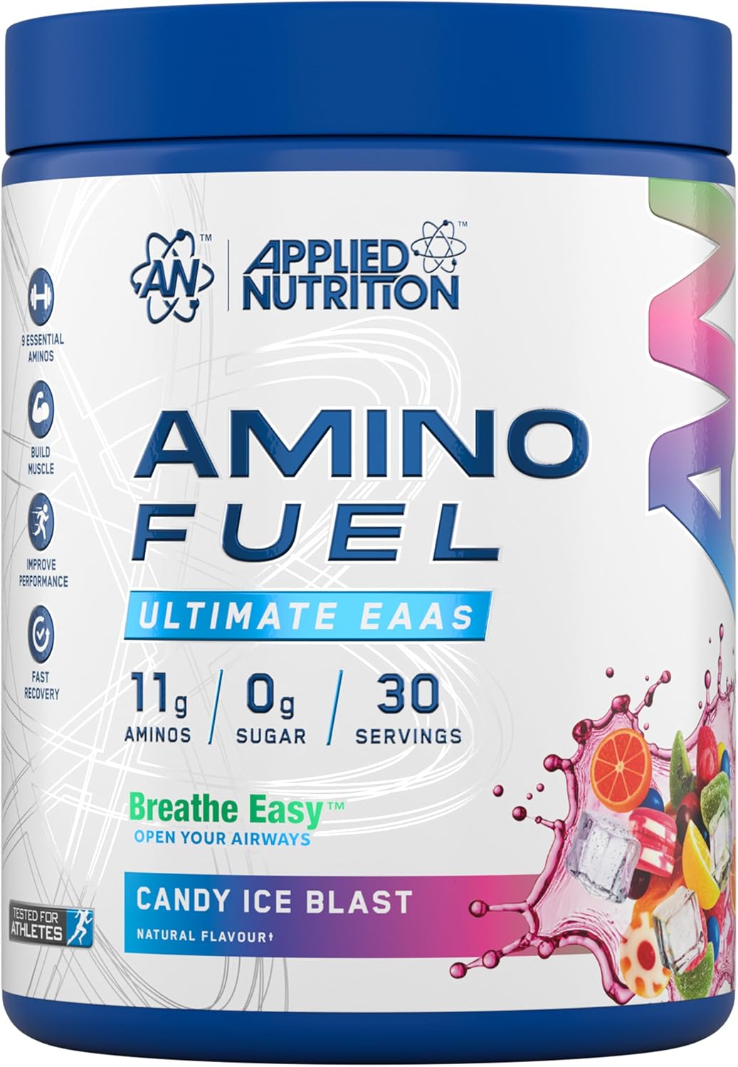 Applied Nutrition Amino Fuel - Amino Acids Supplement, EAA Essential Amino Acids Powder, Muscle Fuel & Recovery (390g - 30 Servings)