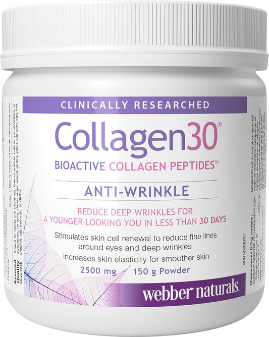 Webber Naturals Collagen30 Antiwrinkle bioactive peptides powder 150g