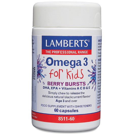 Lamberts Omega 3 for Kids Chewable Caps 60's