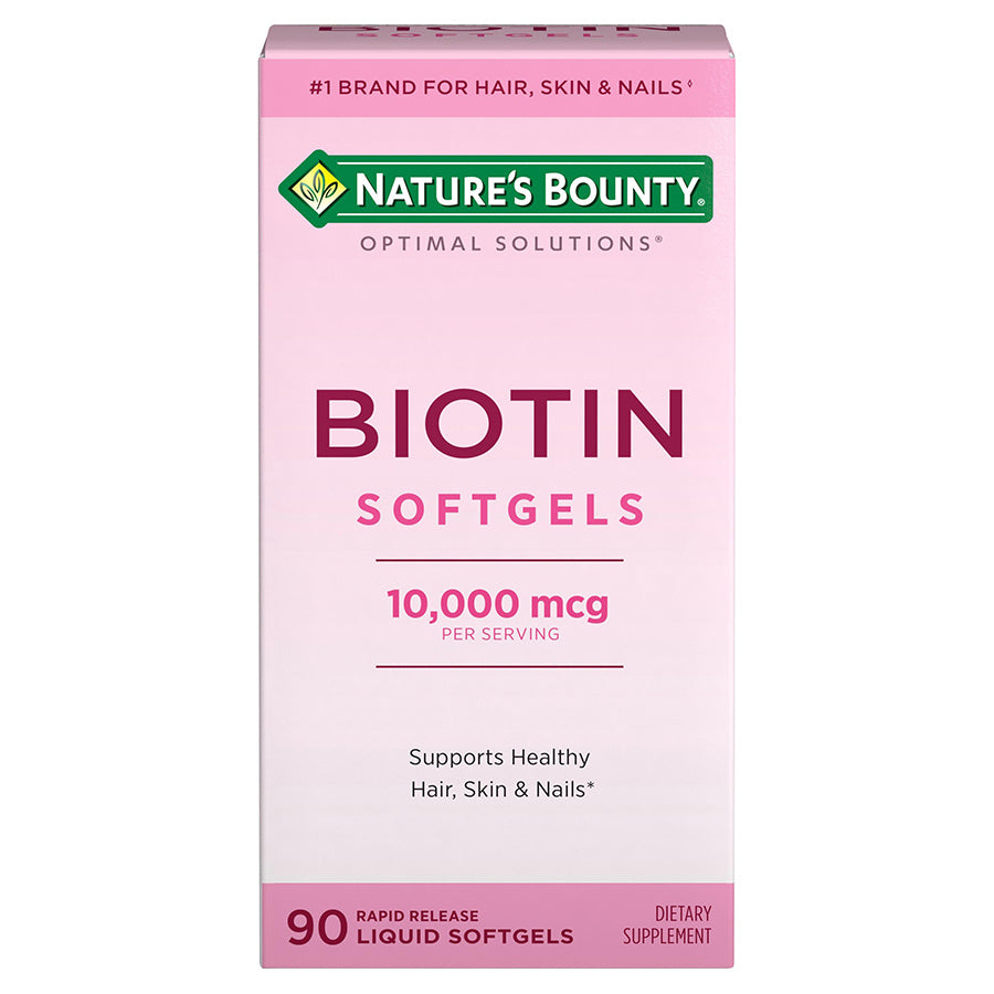 Nature's Bounty Biotin 1000mcg Coated Veg Tabs 100's