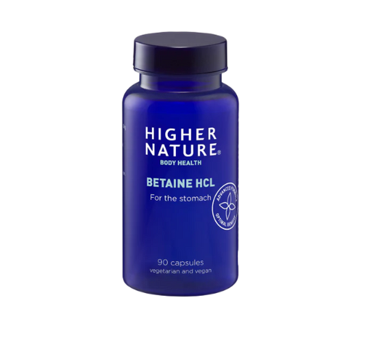 Higher Nature Betaine HCL 300mg 90s