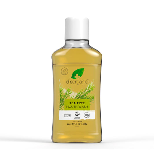 Dr Organic Tea Tree Mouthwash 500ml