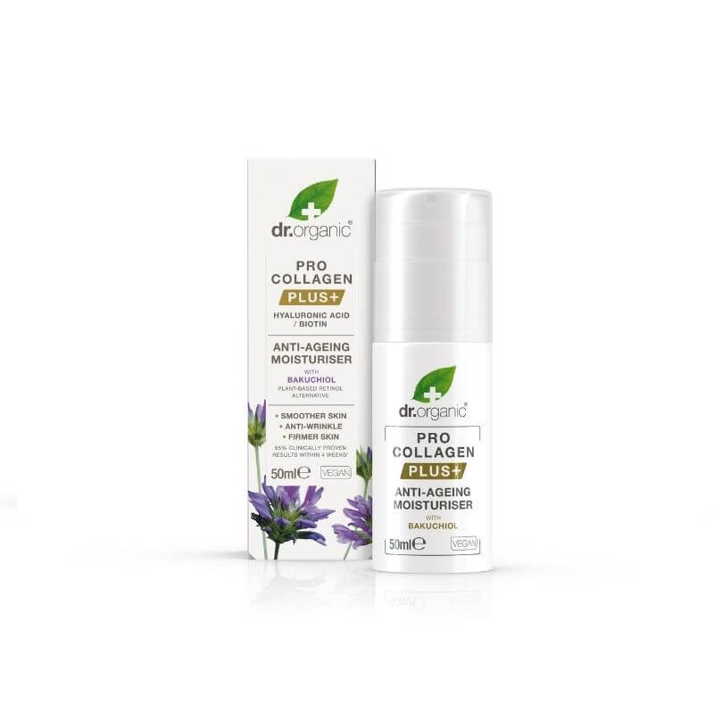 Dr Organic Pro Collagen + Anti-Aging Moisturiser With Bakuchiol 50ml