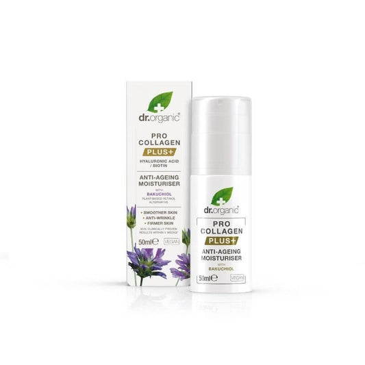 Dr Organic Pro Collagen + Anti-Aging Moisturiser With Bakuchiol 50ml