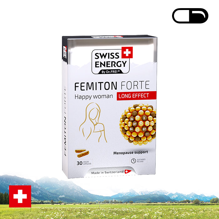 Swiss Energy Femiton Forte Vegan SR Capsules 30s – Menopause Support & Hormonal Balance for Women