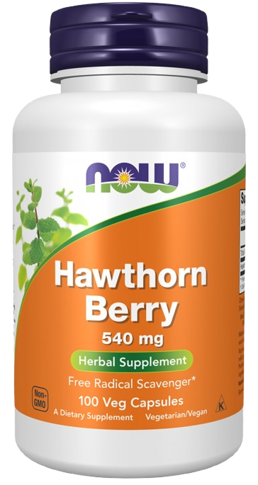 NOW Hawthorn Berry 540 mg Veg Capsules