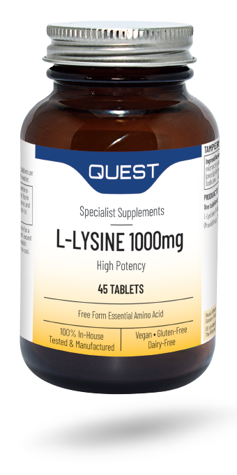 Quest L-Lysine 1000mg 45's