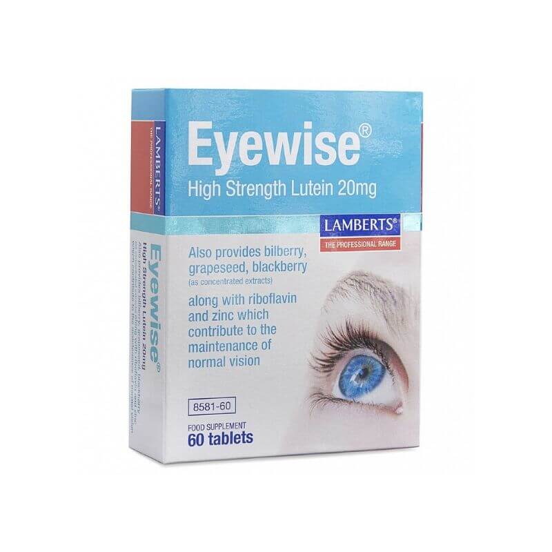 Lamberts Eyewise NEW High Strength Lutein 20mg 60s