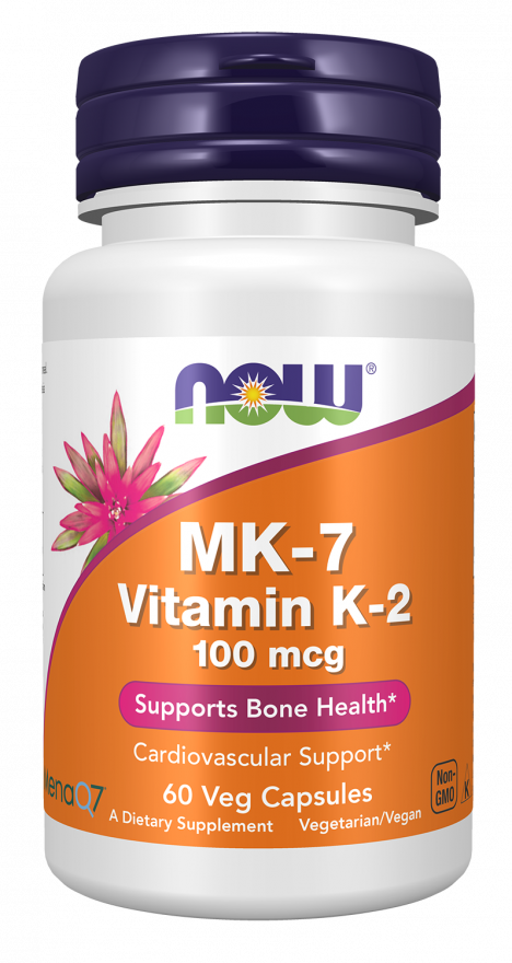 NOW Vitamin K2 MK7 100mcg VCaps 60's