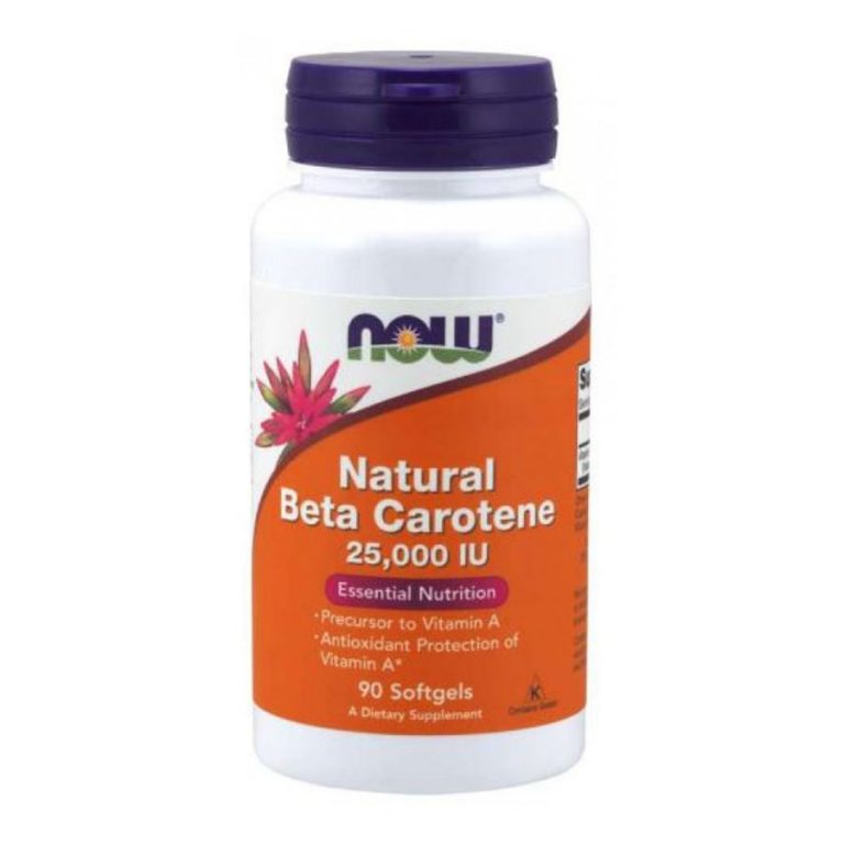 NOW NATURAL BETACAROTENE 25000 IU 90’S