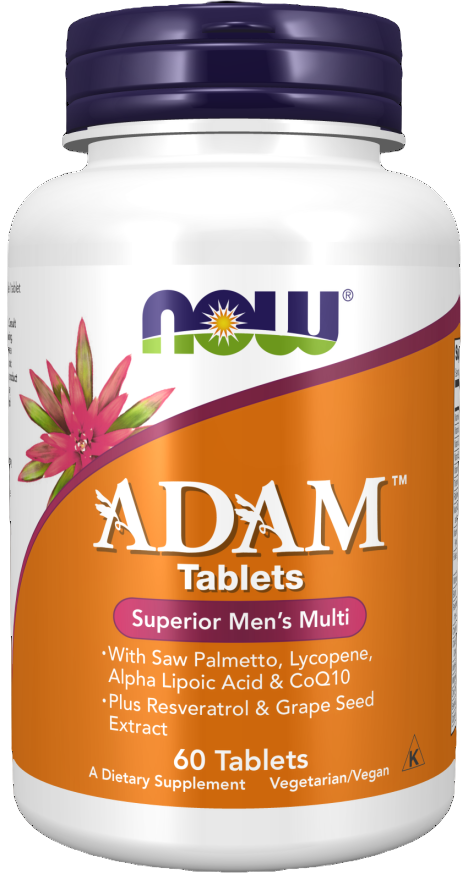 NOW Adam Mens Multivitamin Tabs 60's