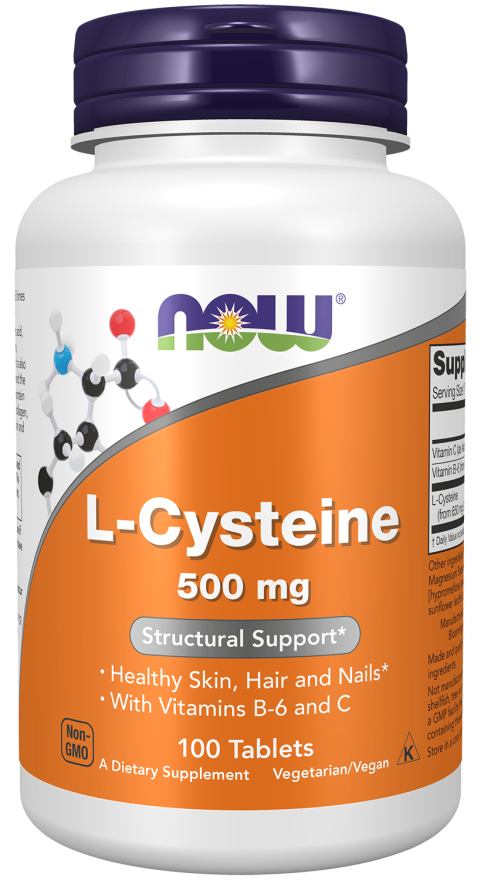 NOW L-Cysteine 500 mg Tablets 100's