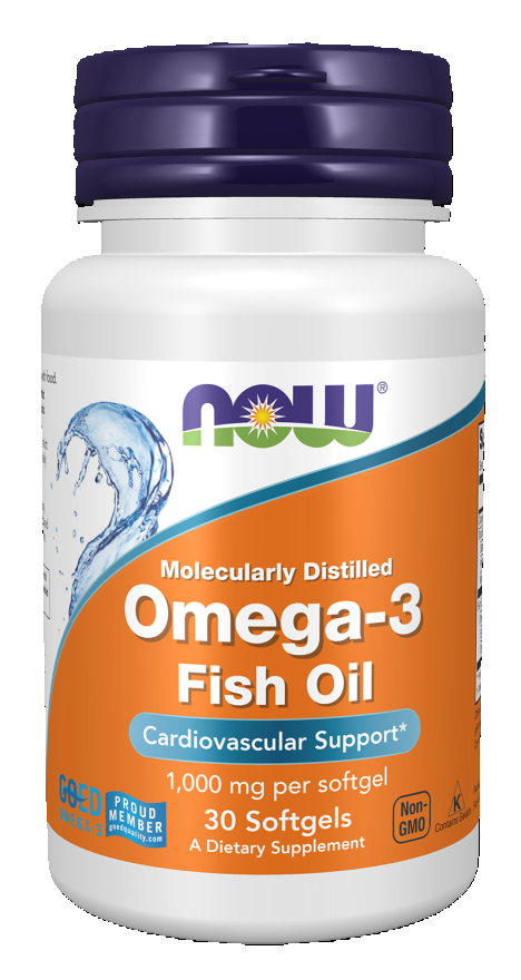 NOW Omega 3 Soft gels 1000mg