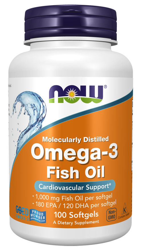 NOW Omega 3 Soft gels 1000mg