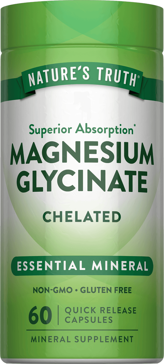 Nature's Truth Magnesium Glycinate chelated 200mg QR caps 60s