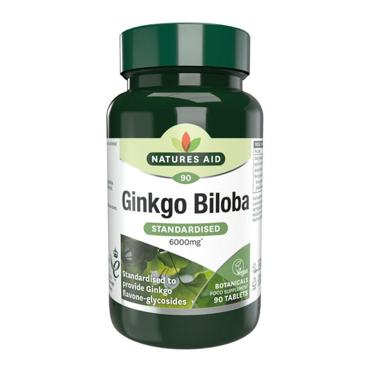 Nature's Aid Ginkgo Biloba 120mg (Vegan) - 90's