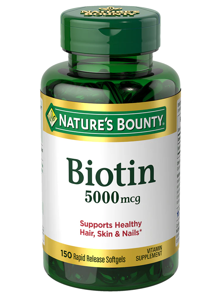 Nature's Bounty Biotin 5000mcg Rapid Release Softgels 150's