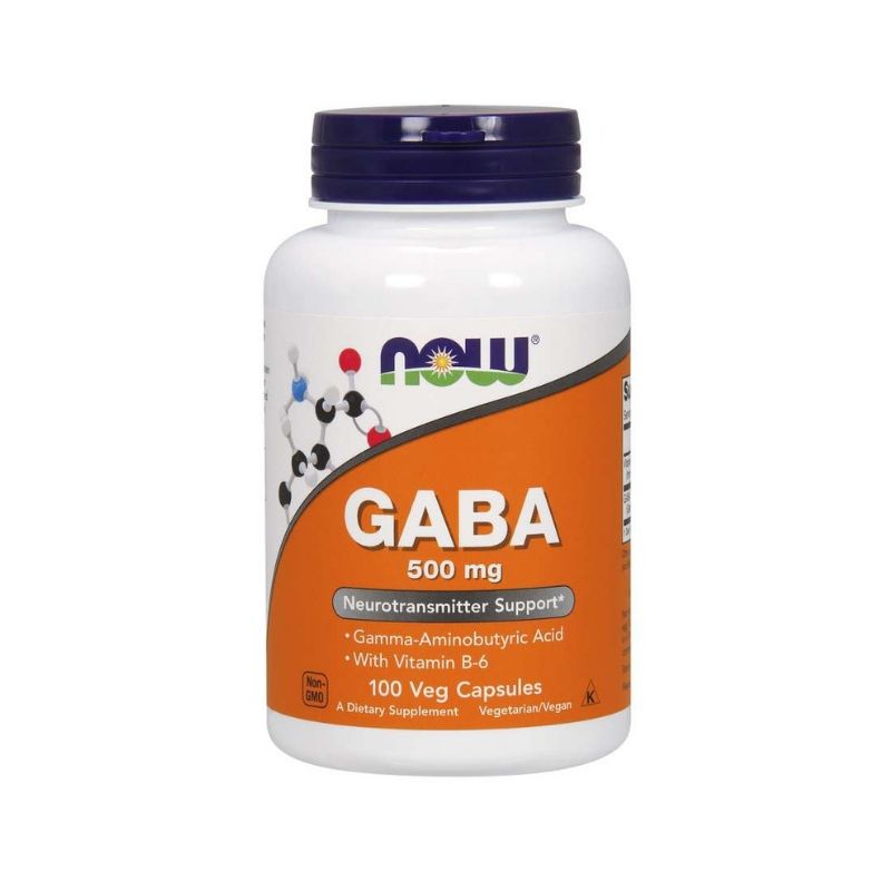 NOW GABA 500mg 100s